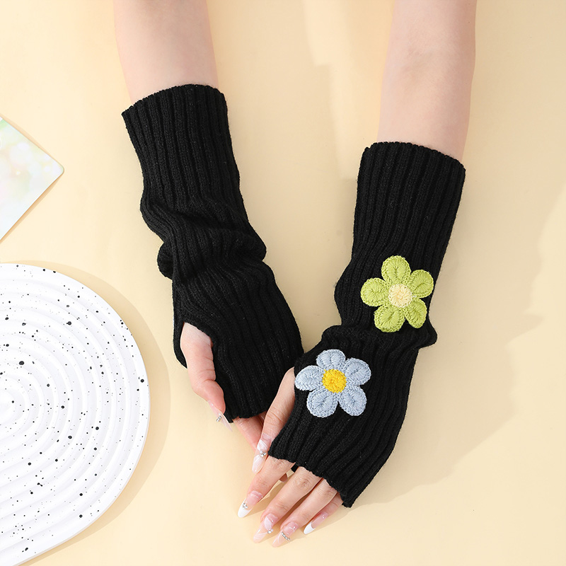 Y2k Accessories Sweet Pink Flo - đánh giá và giá Fingerless Glove Knit