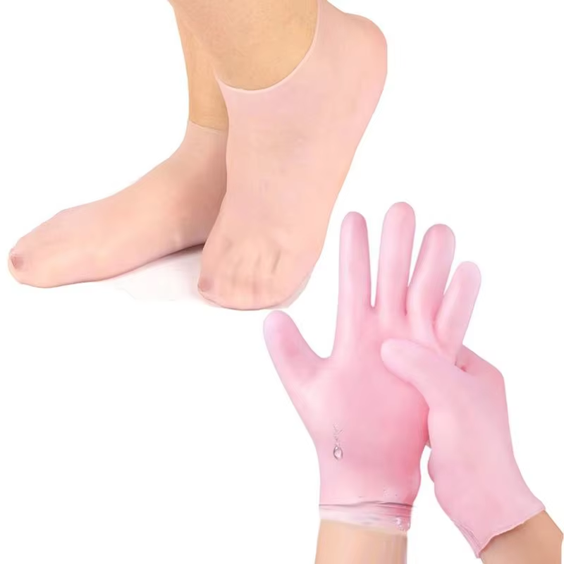 1Pair Silicone Foot Care Socks - đánh giá và giá Latex Disposable Glove