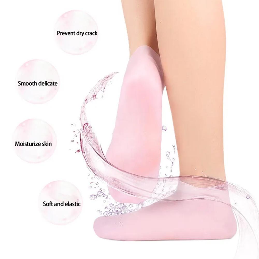 1Pair Silicone Foot Care Socks - đánh giá và giá Latex Disposable Glove